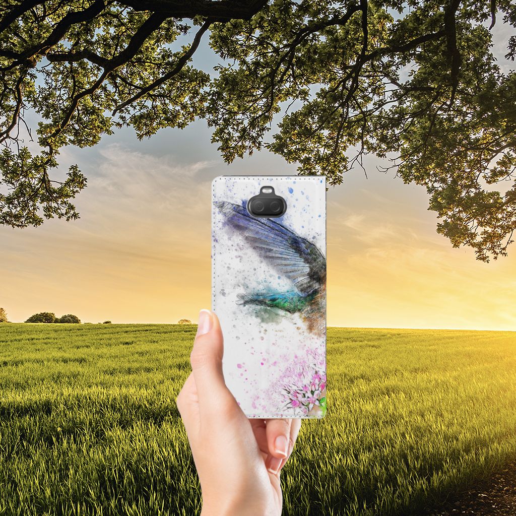 Bookcase Sony Xperia 10 Plus Vogel