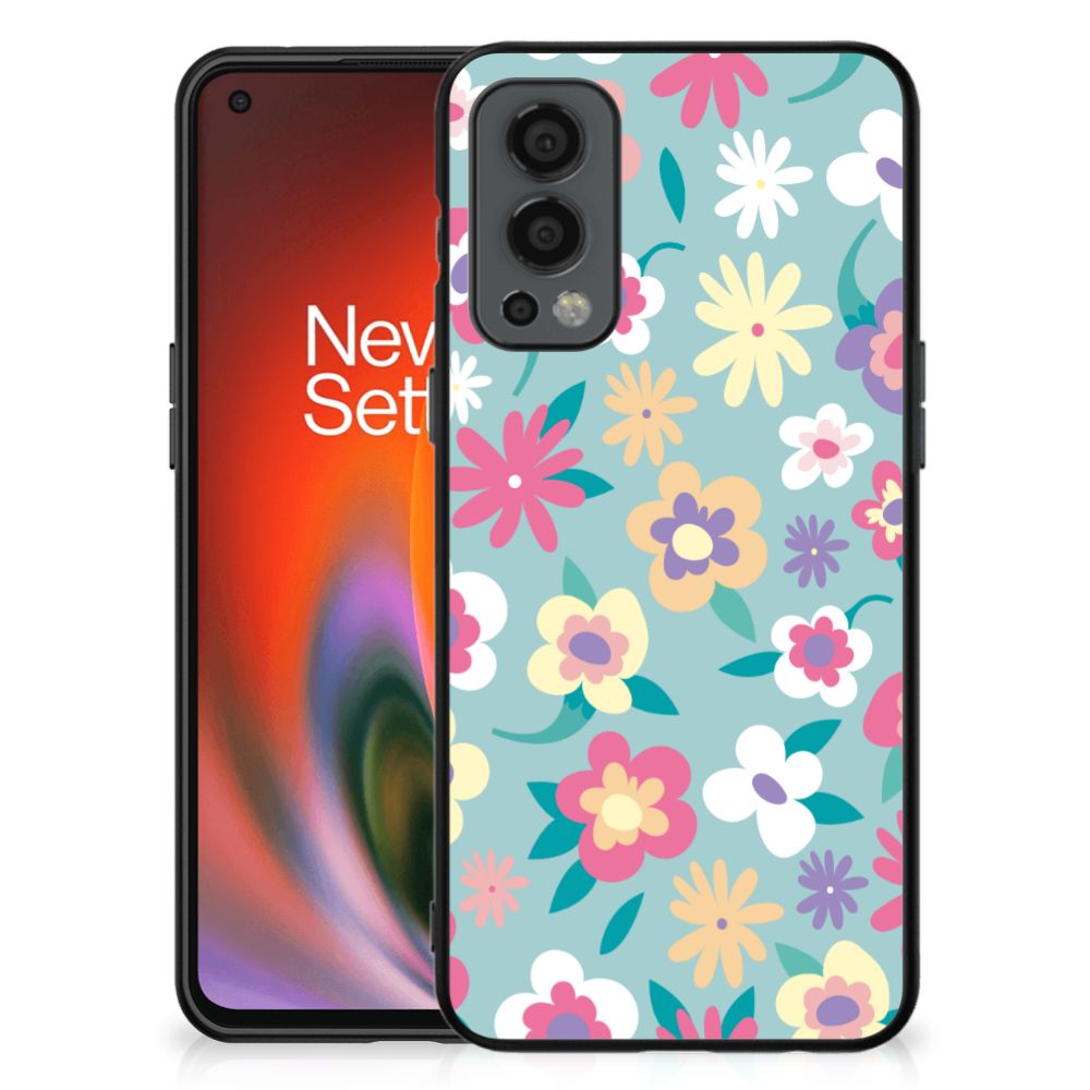 OnePlus Nord 2 Bloemen Hoesje Flower Power