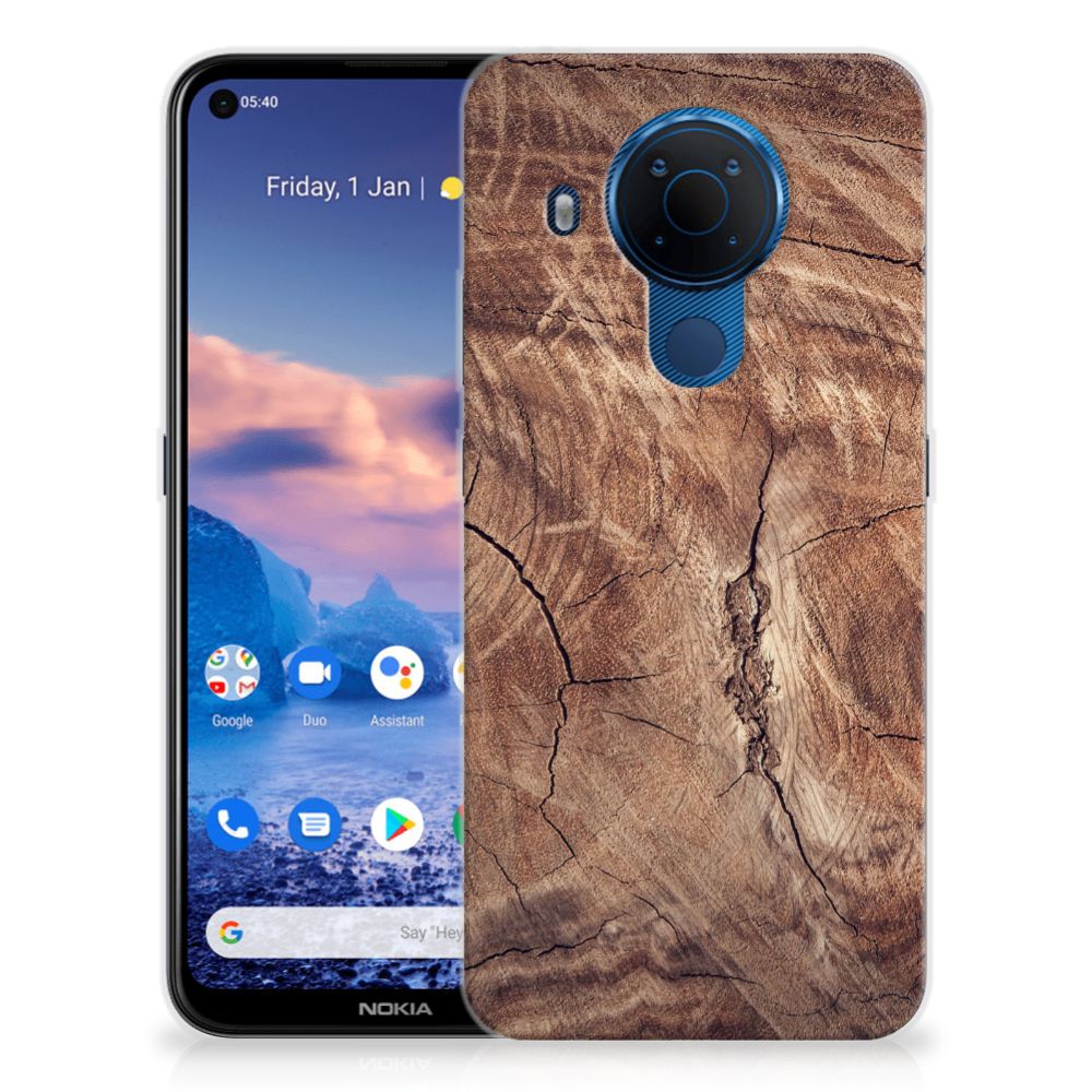 Nokia 5.4 Bumper Hoesje Tree Trunk