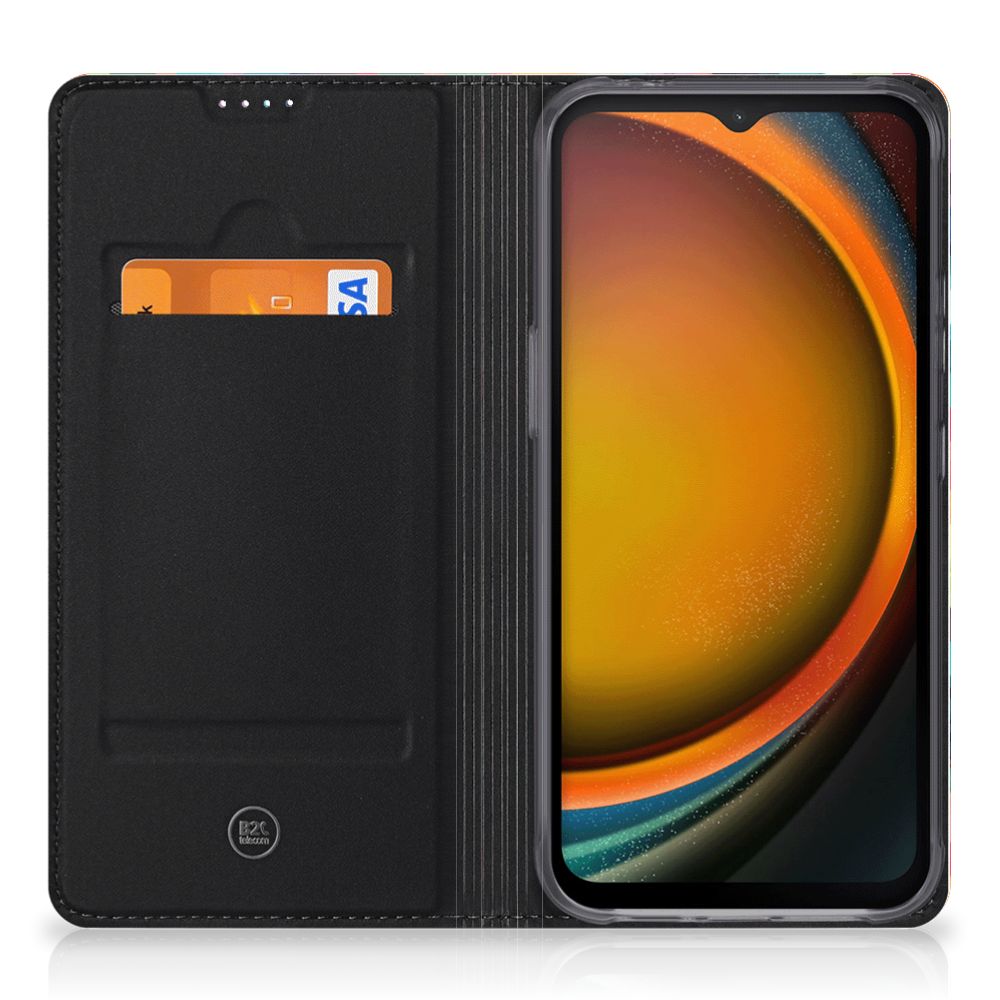 Samsung Galaxy Xcover 7 Hoesje met Magneet Geruit