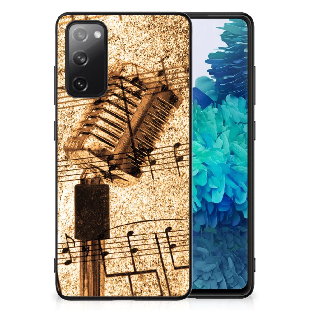 Samsung Galaxy S20 FE Silicone Back Case Bladmuziek