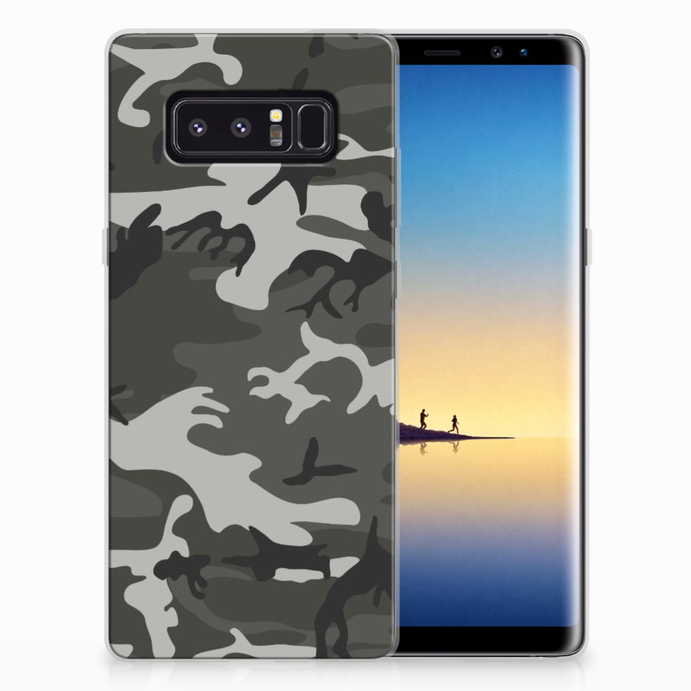 Samsung Galaxy Note 8 TPU bumper Army Light