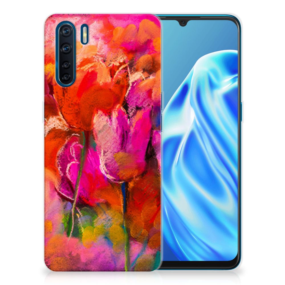 Hoesje maken OPPO A91 Tulips