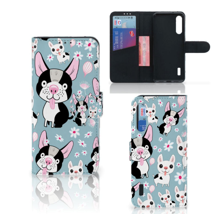 Xiaomi Mi A3 Telefoonhoesje met Pasjes Hondjes