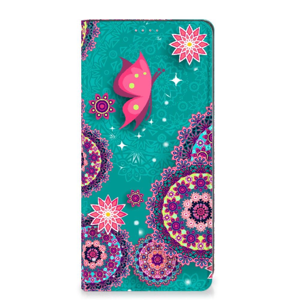 OPPO A54 5G | A74 5G | A93 5G Bookcase Cirkels en Vlinders - B2C Telecom