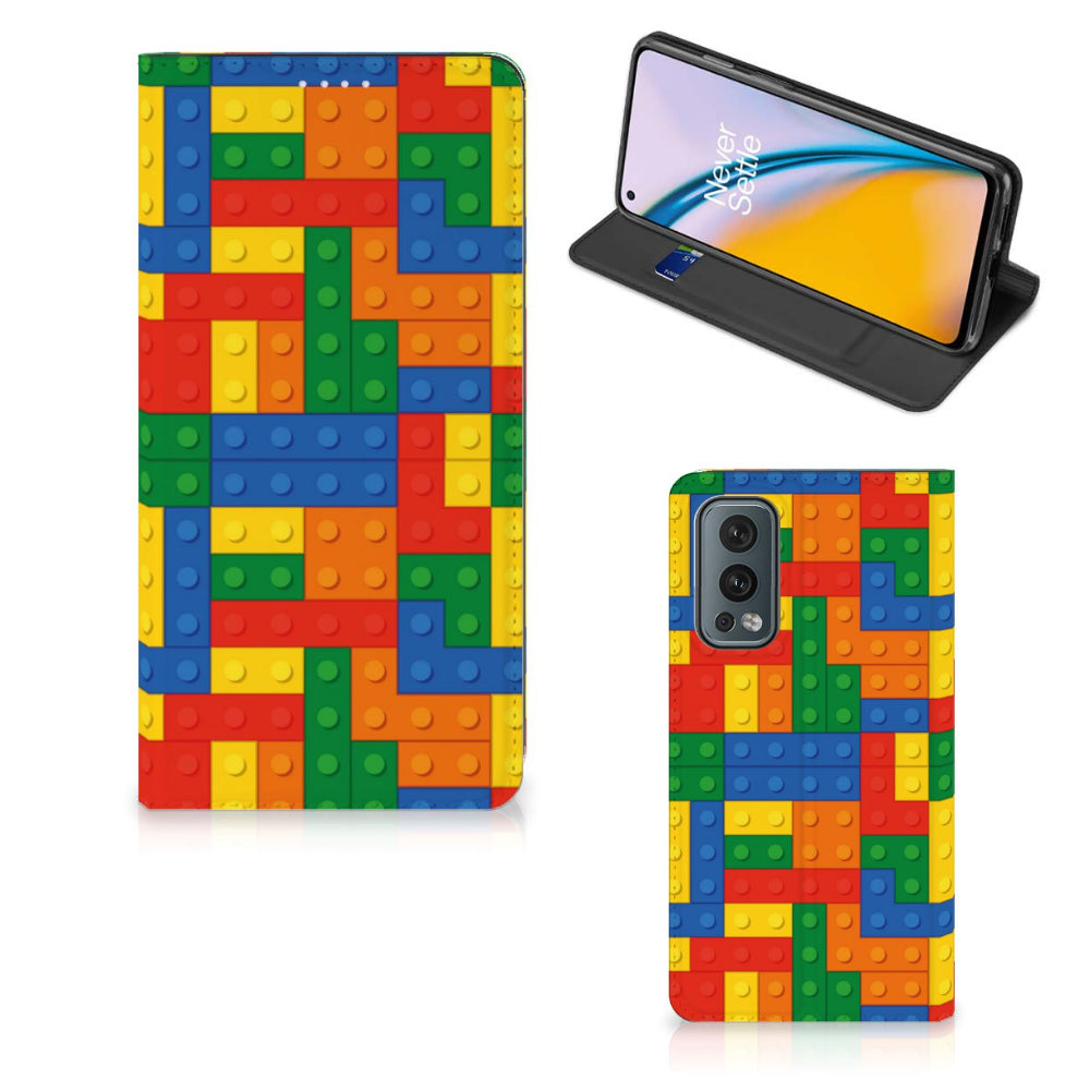 OnePlus Nord 2 5G Hoesje met Magneet Blokken