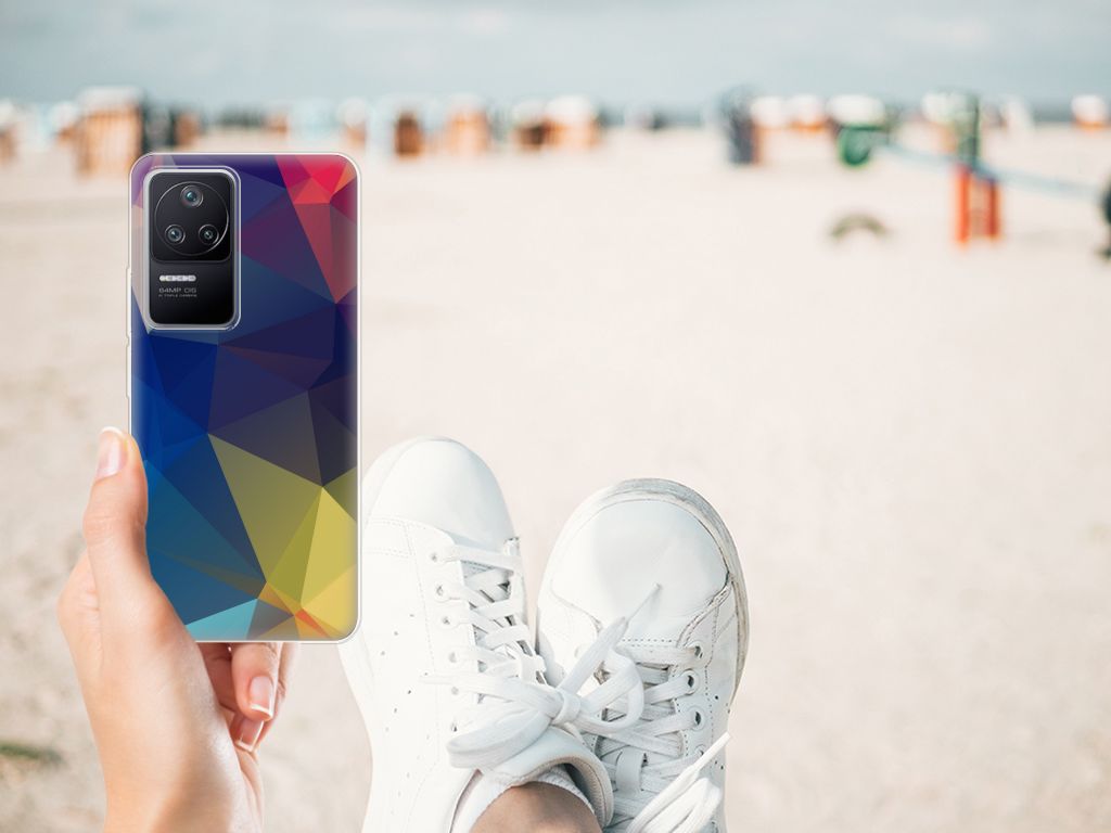 Xiaomi Poco F4 TPU Hoesje Polygon Dark B2C Telecom