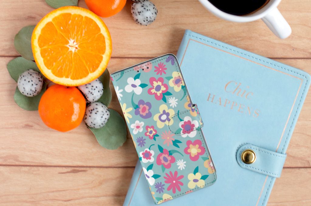 OPPO A91 | Reno3 Hoesje Flower Power