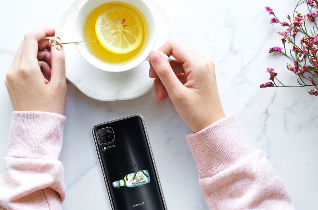 Huawei P40 Lite Telefoonhoesje met Naam Boho Bottle B2C Telecom