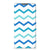 Motorola Moto G52 | Moto G82 Hoesje met Magneet Zigzag Blauw - B2C Telecom