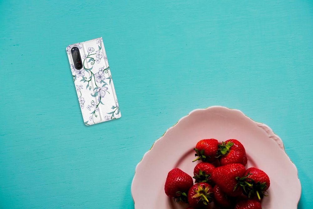 Sony Xperia 5 II Uniek Smart Cover Blossom White - B2C Telecom