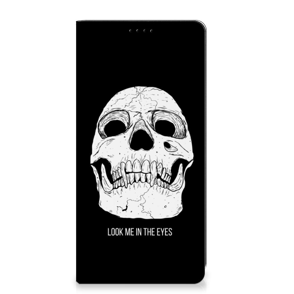 Mobiel BookCase Samsung Galaxy S23 FE Skull Eyes