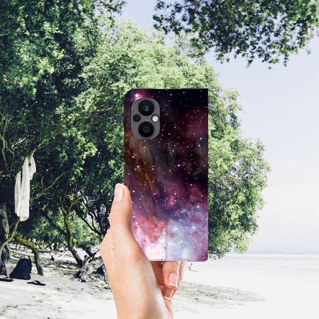 Stand Case voor OPPO Reno8 Lite Galaxy - B2C Telecom