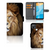 OPPO A15 Telefoonhoesje met Pasjes Leeuw