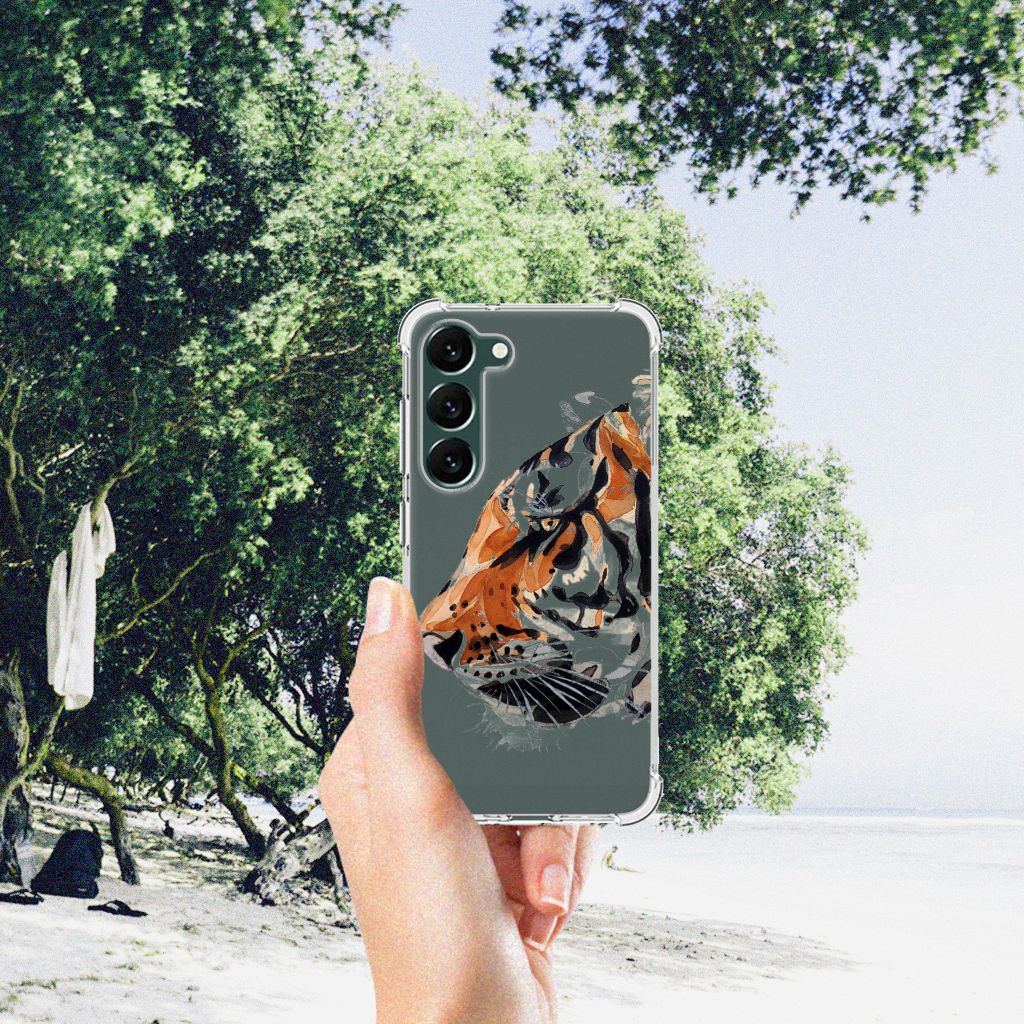 Back Cover Samsung Galaxy S23 Plus Watercolor Tiger B2C Telecom
