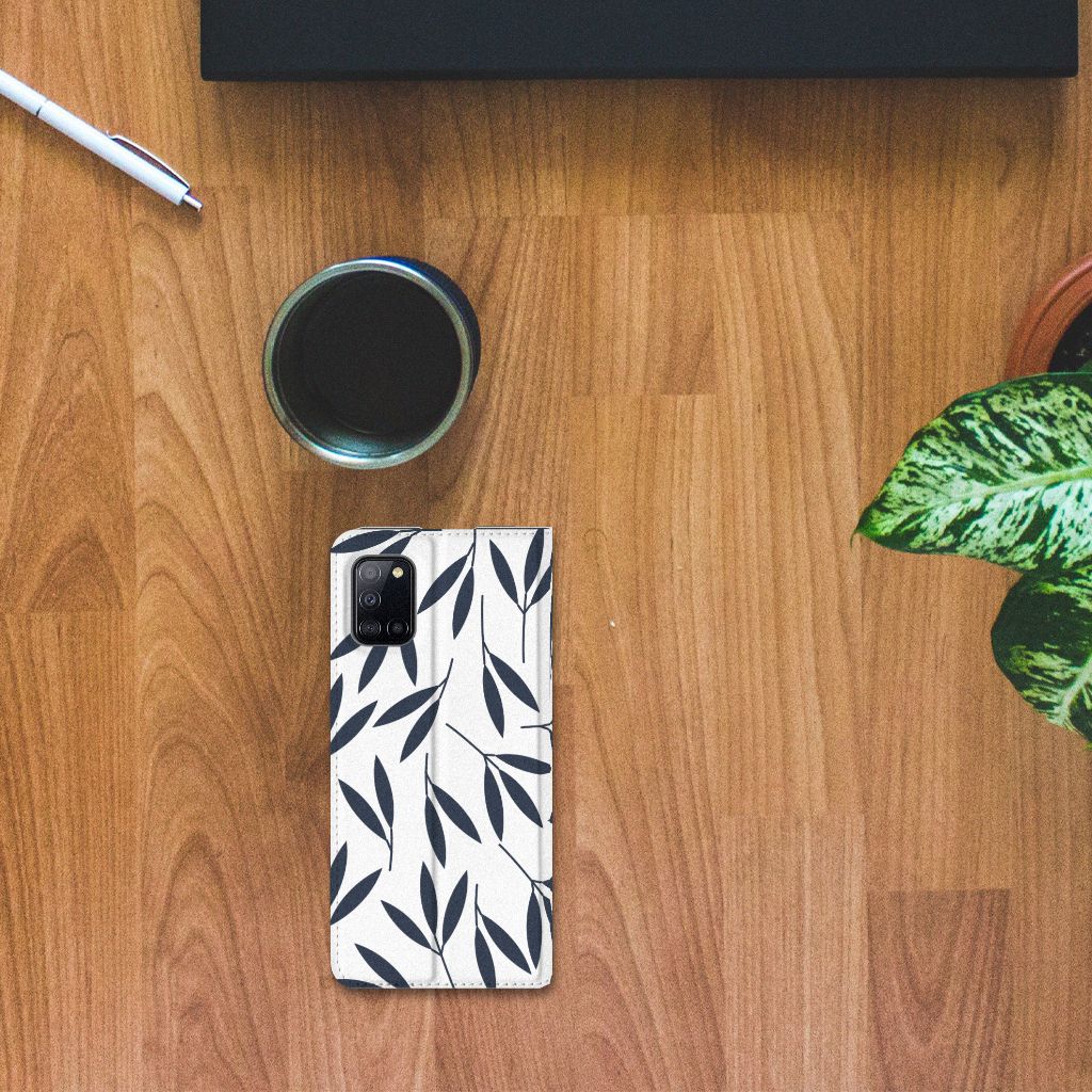 Samsung Galaxy A31 Smart Cover Leaves Blue - B2C Telecom