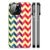 iPhone 14 Pro Max Back Case Zigzag Multi Color