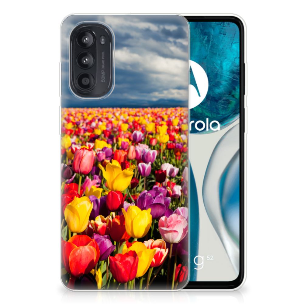 Motorola Moto G52/G82 TPU Case Tulpen