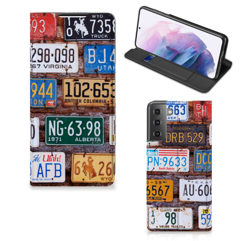 Samsung Galaxy S21 Plus Stand Case Kentekenplaten