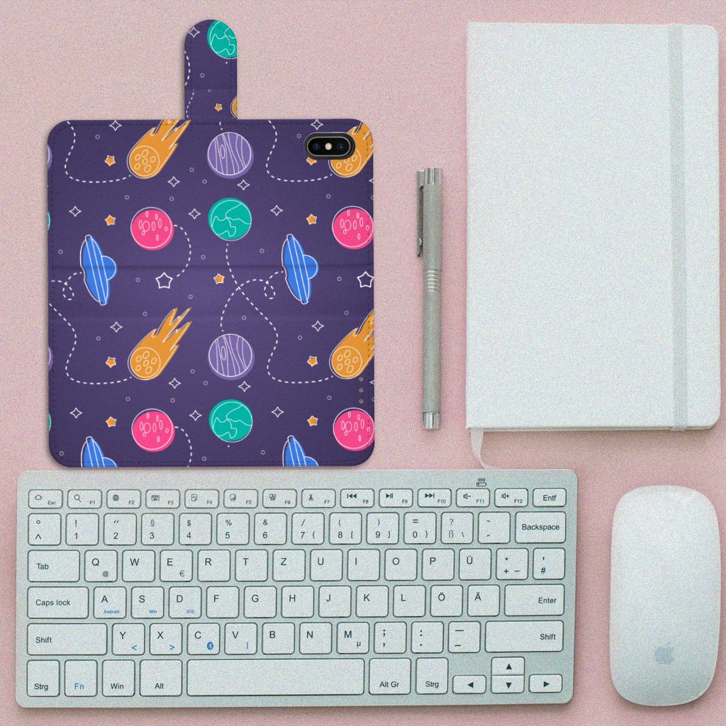 Apple iPhone Xs Max Wallet Case met Pasjes Space