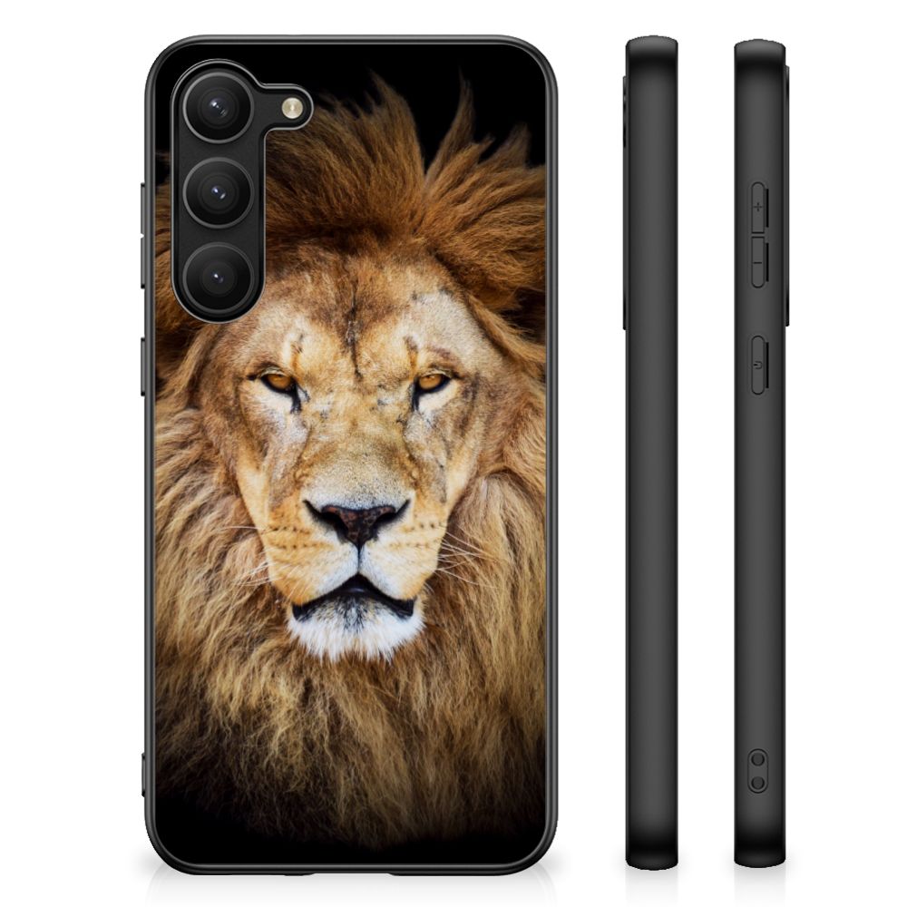 Samsung Galaxy S23 Plus Dierenprint Telefoonhoesje Leeuw B2C Telecom