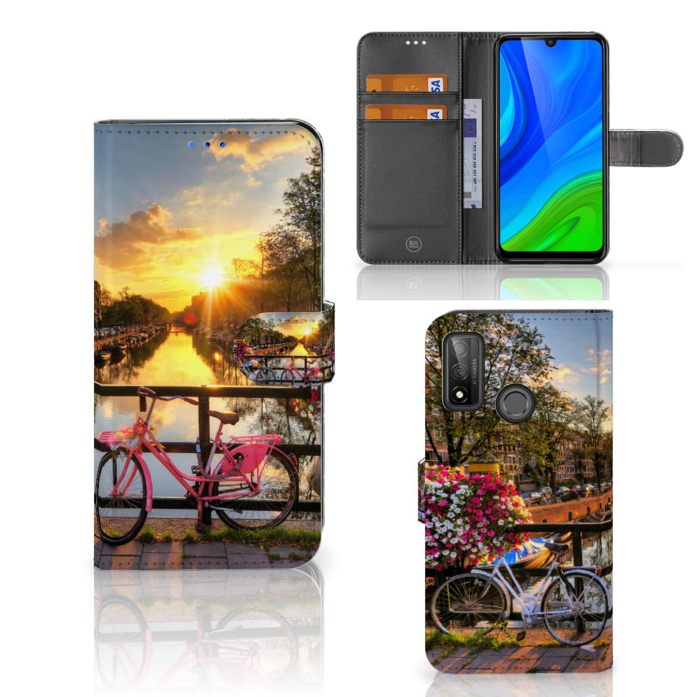 Huawei P Smart 2020 Flip Cover Amsterdamse Grachten