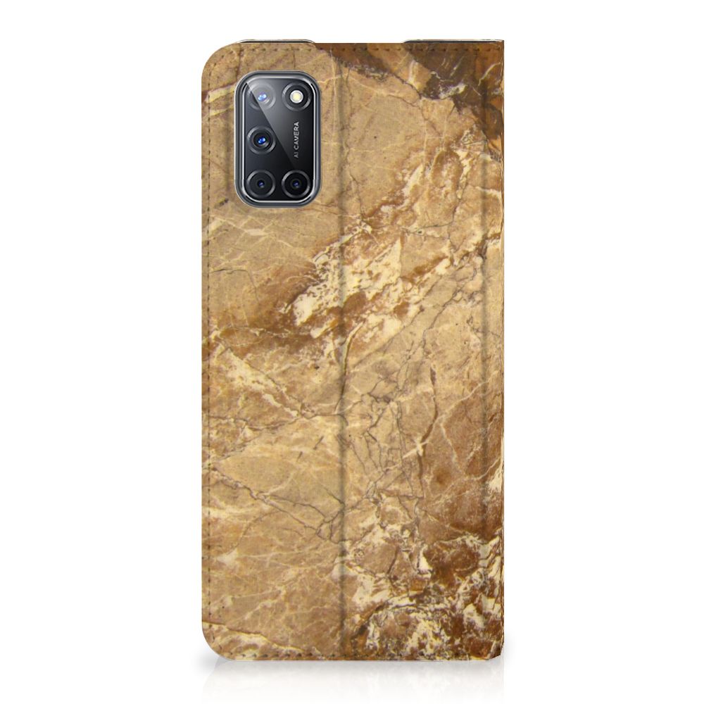OPPO A52 | A72 Standcase Marmer Creme - B2C Telecom