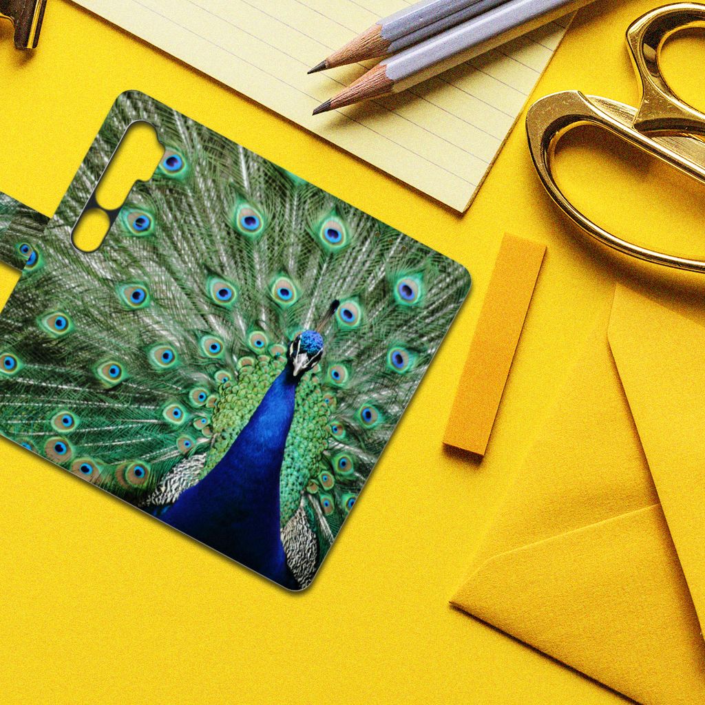 Xiaomi Mi Note 10 Pro Telefoonhoesje met Pasjes Pauw