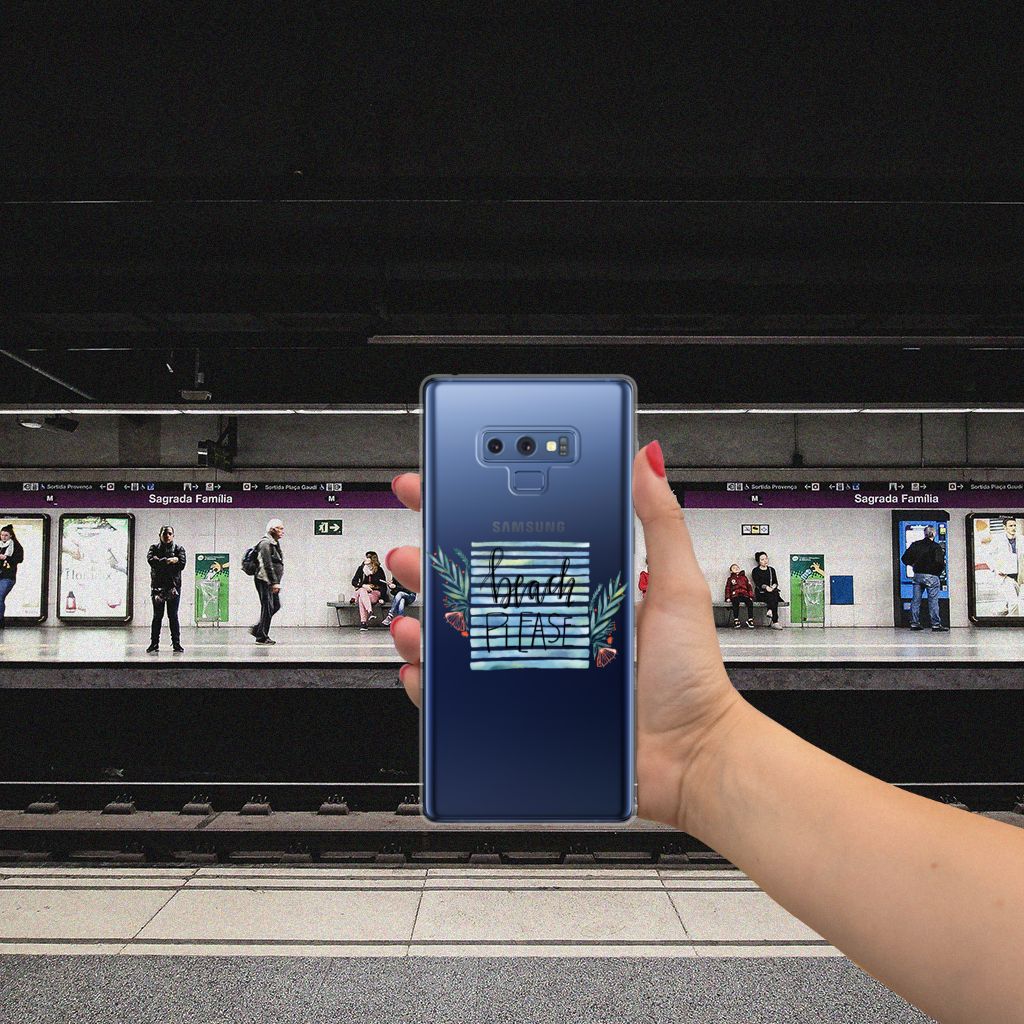 Samsung Galaxy Note 9 Telefoonhoesje met Naam Boho Beach