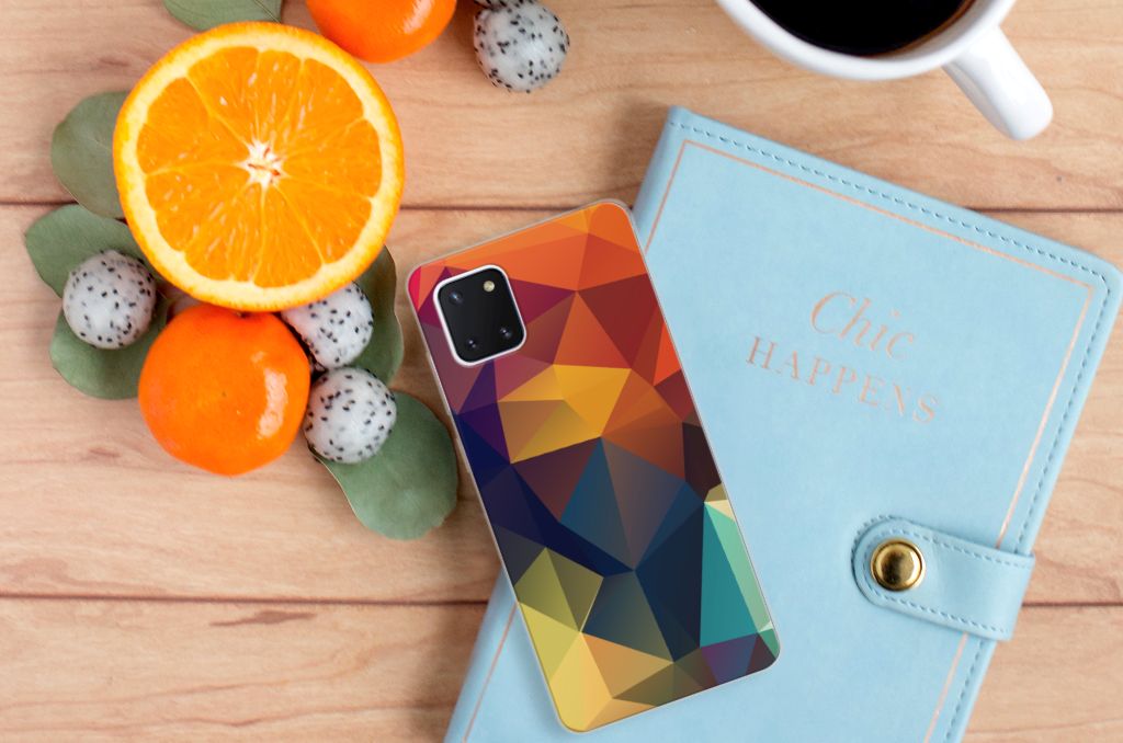 Samsung Galaxy Note 10 Lite TPU Hoesje Polygon Color B2C Telecom