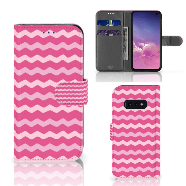 Samsung Galaxy S10e Telefoon Hoesje Waves Pink
