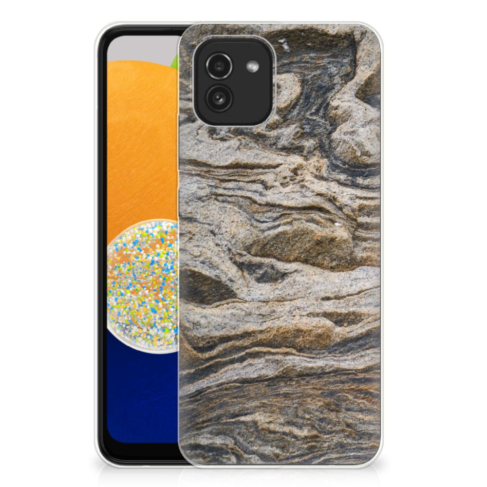 Samsung Galaxy A03 TPU Siliconen Hoesje Steen B2C Telecom