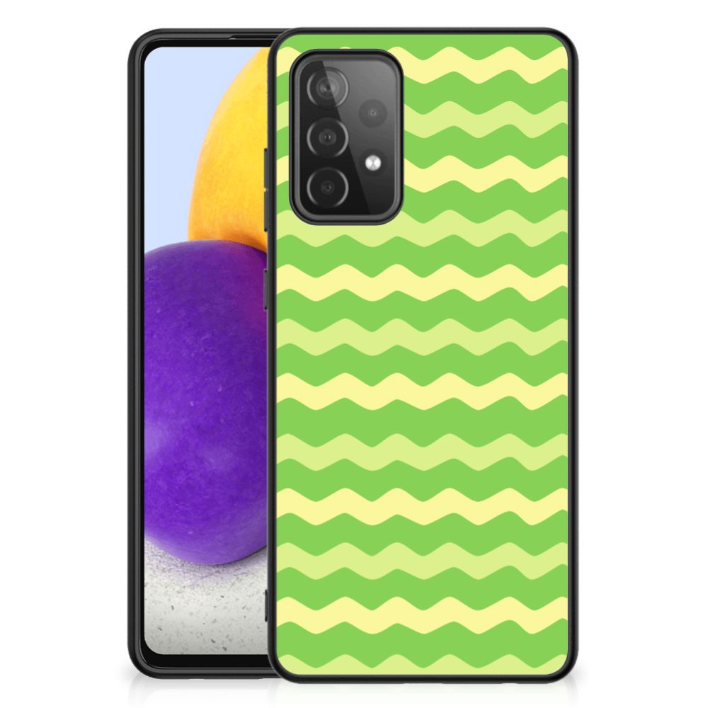 Samsung Galaxy A72 (5G/4G) Back Case Waves Green