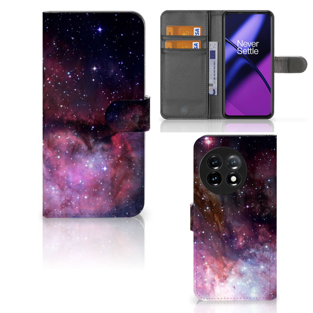 Book Case voor OnePlus 11 Galaxy