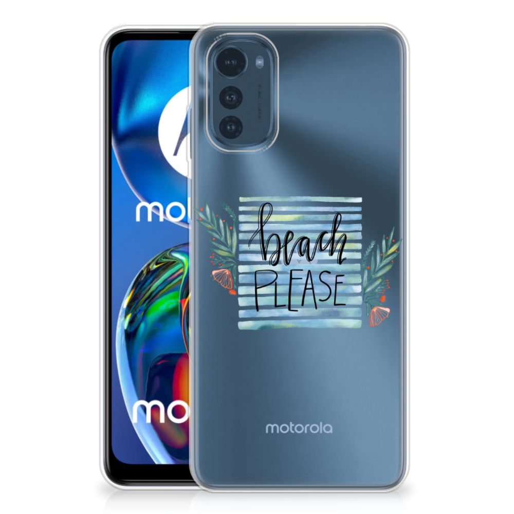 Motorola Moto E32/E32s Telefoonhoesje met Naam Boho Beach B2C Telecom