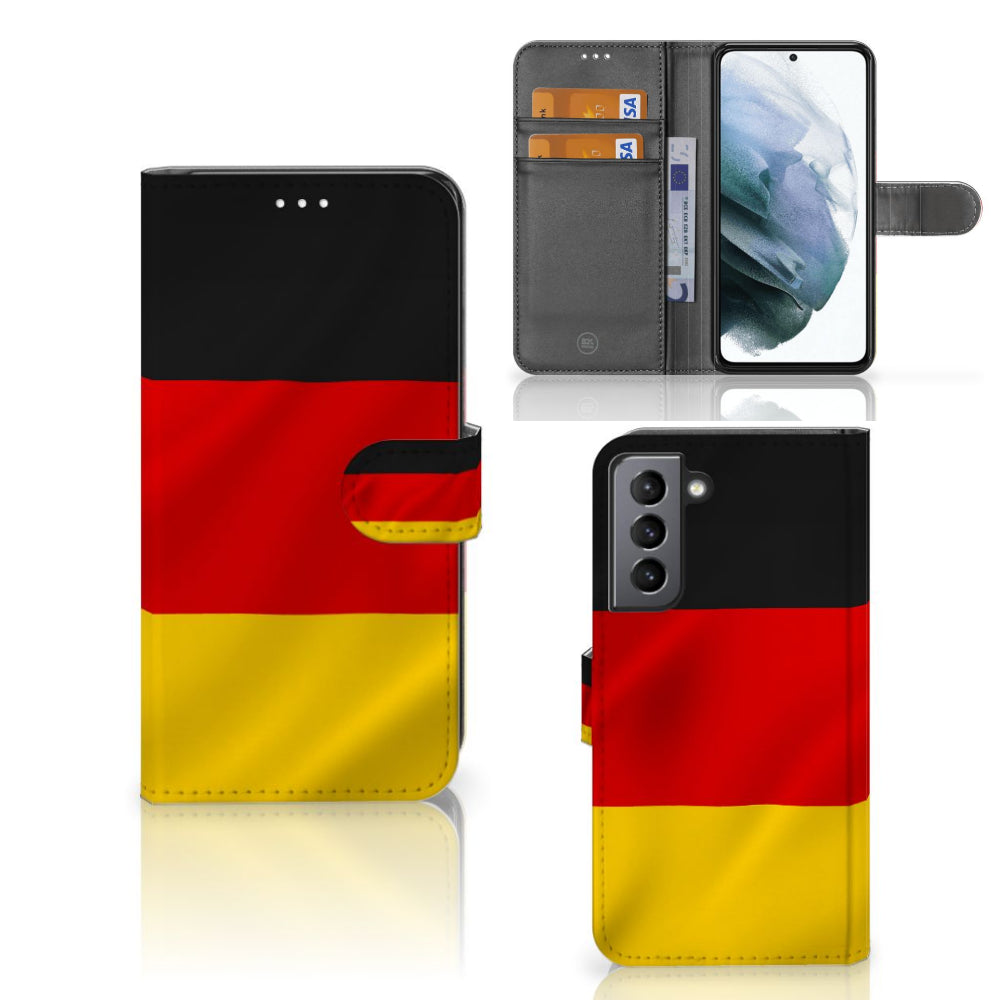 Samsung Galaxy S21 FE Bookstyle Case Duitsland