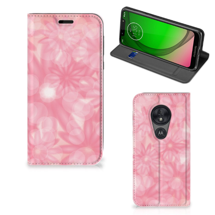 Motorola Moto G7 Play Smart Cover Spring Flowers - B2C Telecom