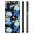Dierenprint Telefoonhoesje voor Samsung Galaxy A14 5G IJsvogel met bloemen en vlinders in levendige kleuren.