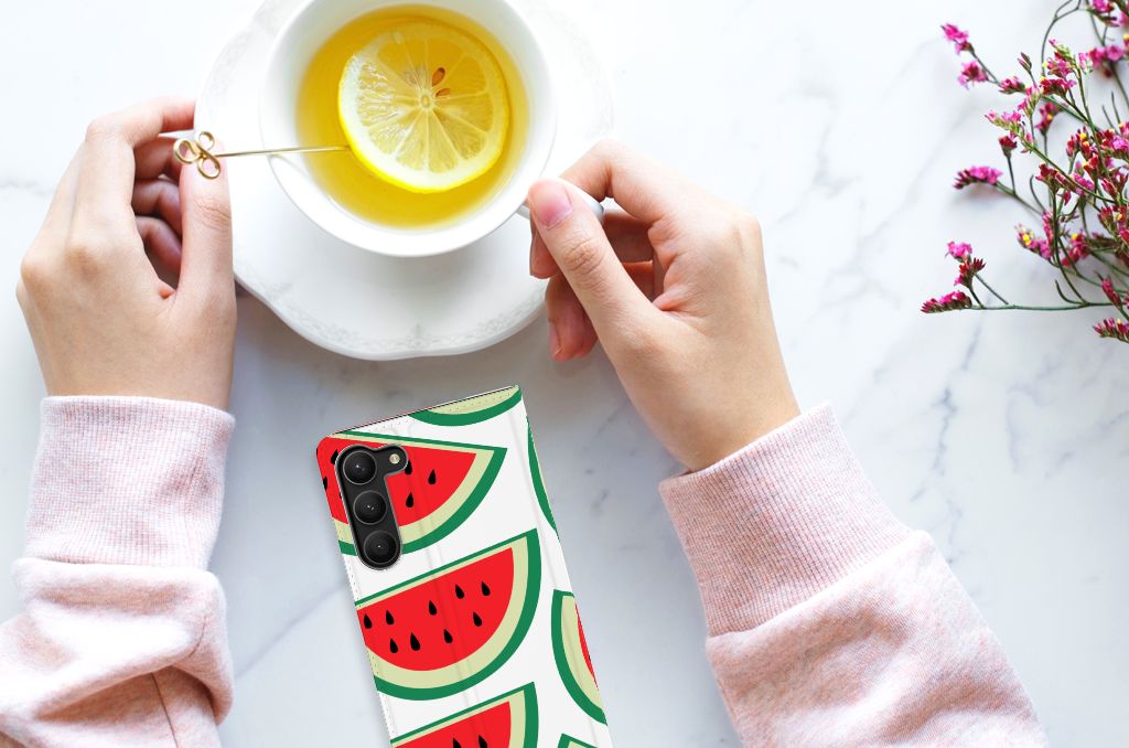 Samsung Galaxy S23 Plus Flip Style Cover Watermelons - B2C Telecom