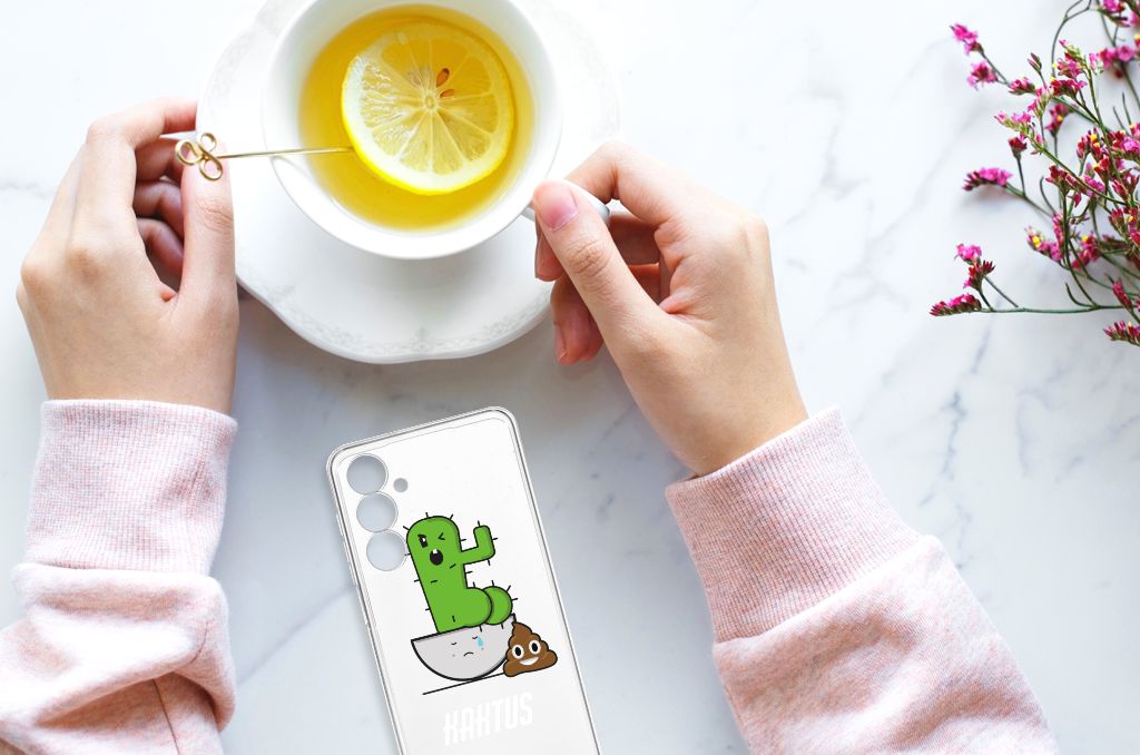 Samsung Galaxy A54 5G Telefoonhoesje met Naam Cactus Poo B2C Telecom