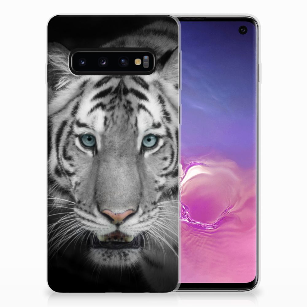 Samsung Galaxy S10 TPU Hoesje Tijger