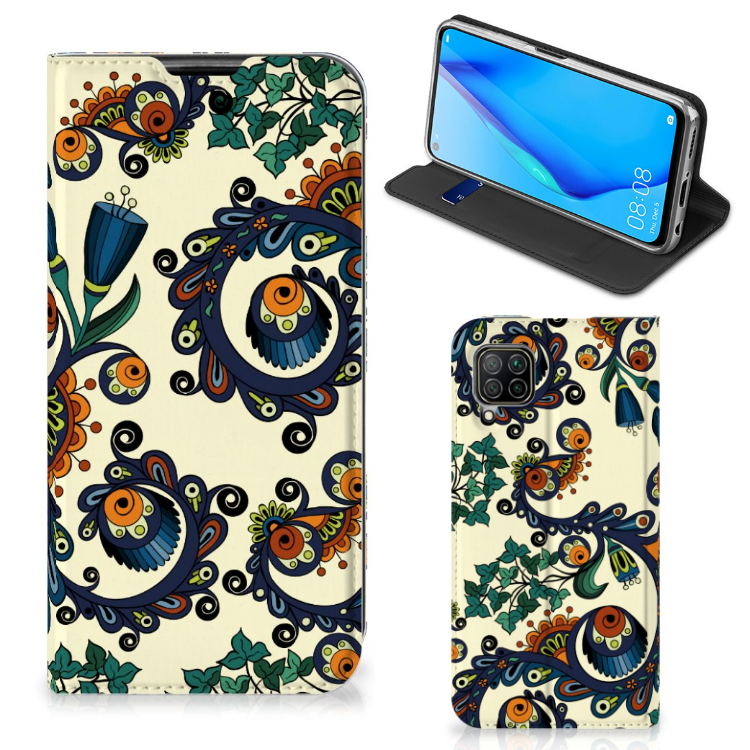 Telefoon Hoesje Huawei P40 Lite Barok Flower - B2C Telecom