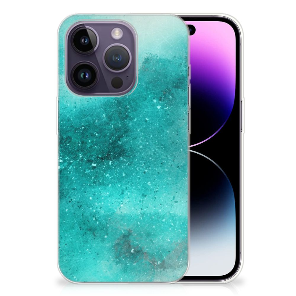 Hoesje maken Apple iPhone 14 Pro Painting Blue B2C Telecom