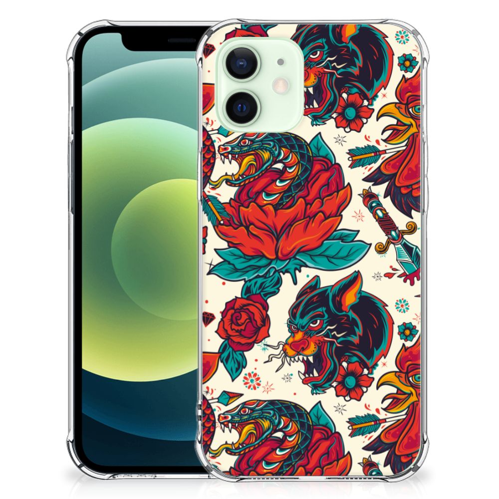 Anti-shock Hoesje met foto voor iPhone 12 Mini Old Skool B2C Telecom