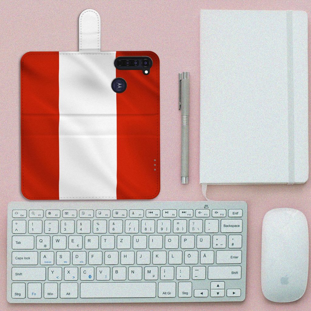 Motorola Moto G Pro Bookstyle Case Oostenrijk