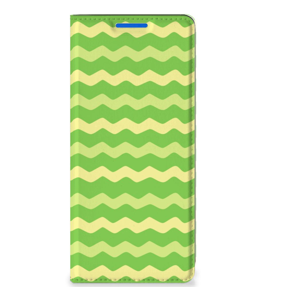 OPPO Reno 6 Pro Plus 5G Hoesje met Magneet Waves Green - B2C Telecom