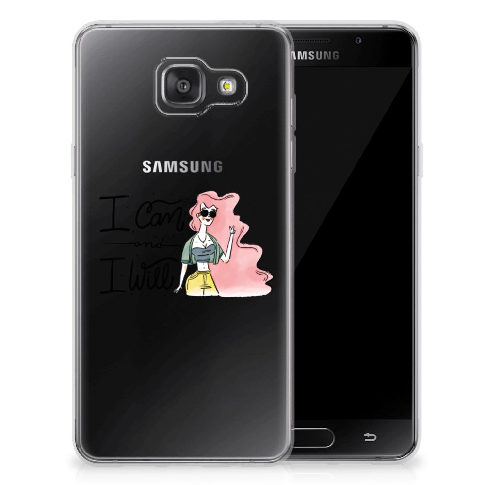 Samsung Galaxy A3 2016 Telefoonhoesje met Naam i Can