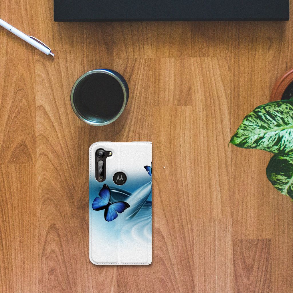 Motorola Moto G8 Power Hoesje maken Vlinders - B2C Telecom