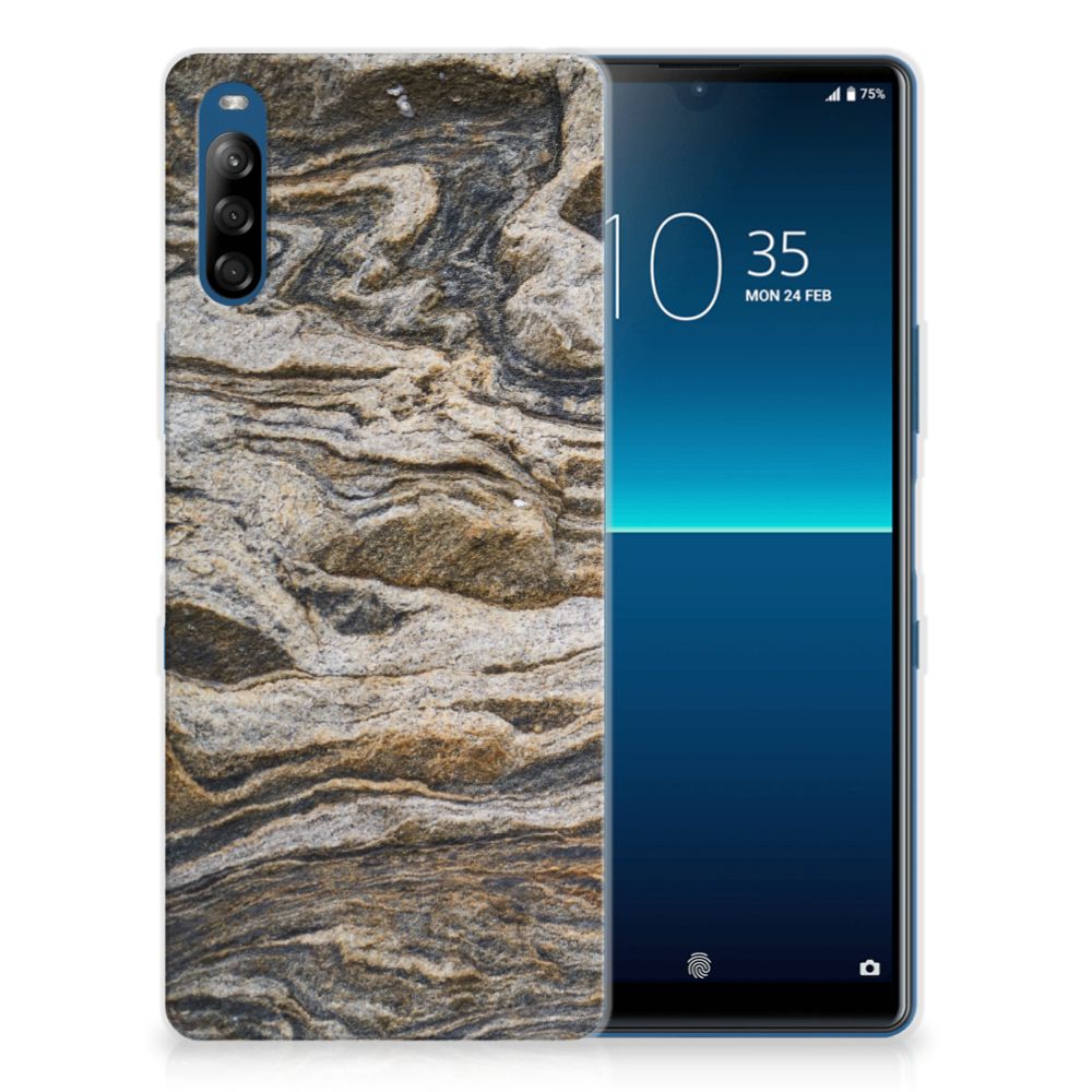 Sony Xperia L4 TPU Siliconen Hoesje Steen