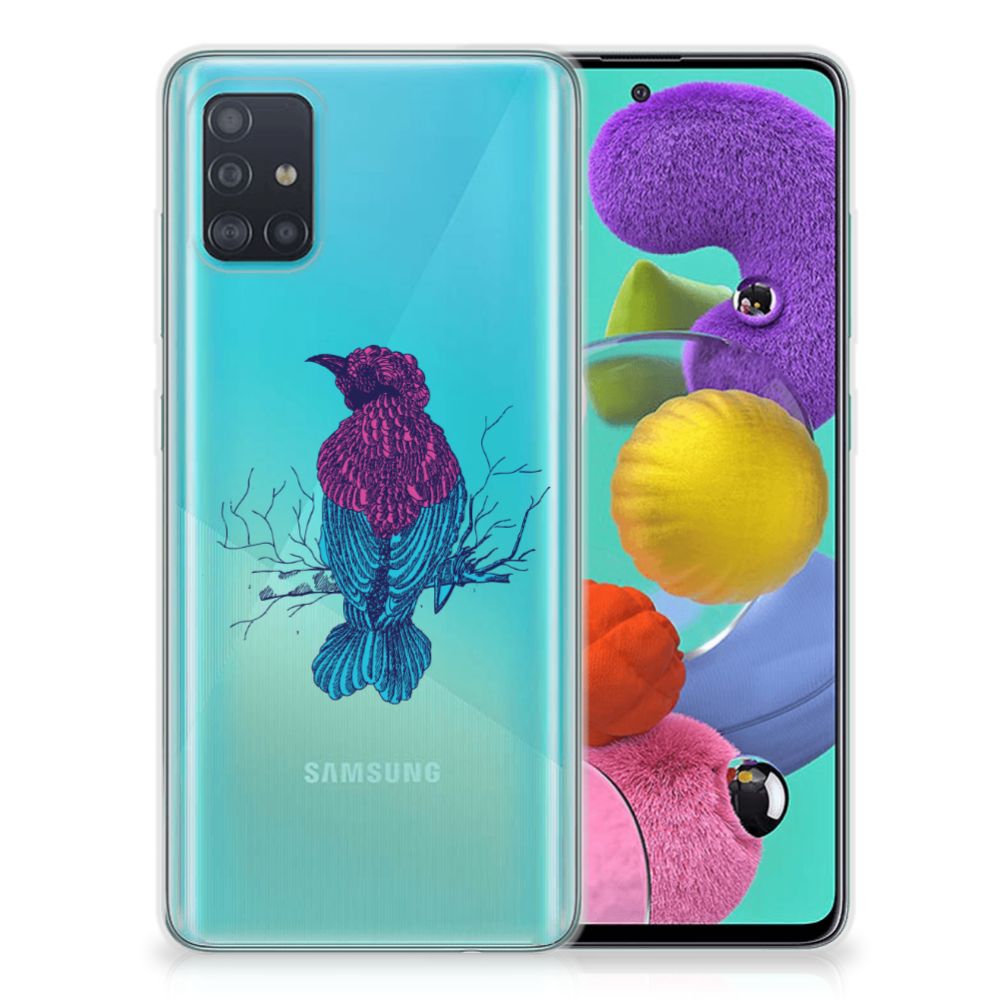 Samsung Galaxy A51 Telefoonhoesje met Naam Merel B2C Telecom